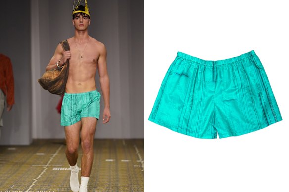 Alix Higgins boxer shorts.   