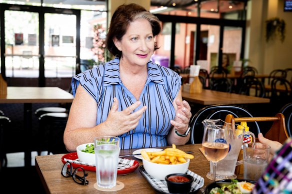 Gabby Millgate sits down over lunch at Balmain Bowling Club.