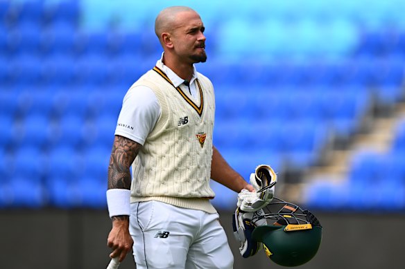 Jake Weatherald of Tasmania.