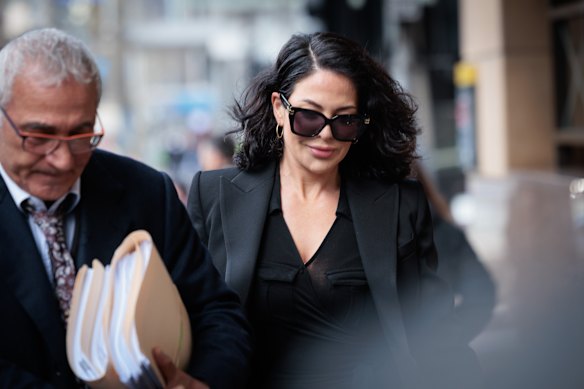 Zoe Davis outside court on Tuesday.