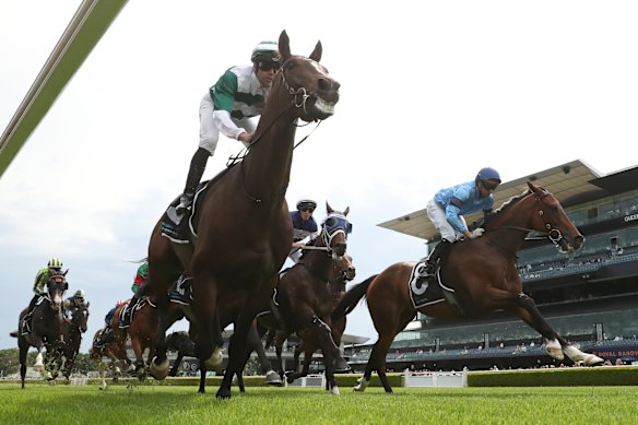  Adam Hyeronimus wins on Future History in the Christmas Cup at Randwick.