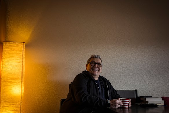 73 year-old Royal Abbott lives in the public housing towers at 150 Inkerman Street, St Kilda.