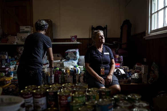 Andrea Bauer (right) has been leading the community-led emergency response to the bushfire crisis in central Victoria.