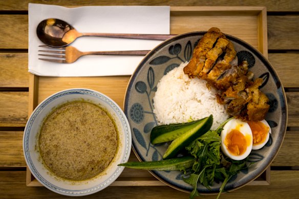 The green curry at Roslyn Thai Cafe.