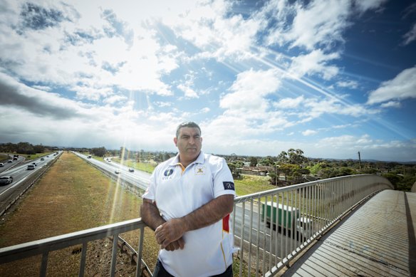 Brookfield resident Brad Bonnici says the Western Freeway is congested at all hours of the morning and needs a massive upgrade.