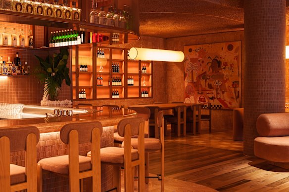 Light Years is a blast of peach in a prime Perth location.