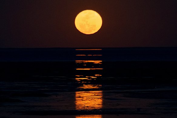 Broome’s famous “Staircase to the Moon” phenomenon.