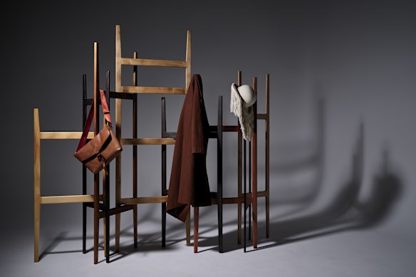 The quirky “Forest Stand” commissioned last year by Design Tasmania for its permanent collection.