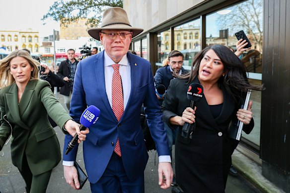 Gareth Ward leaves court after the guilty verdicts.