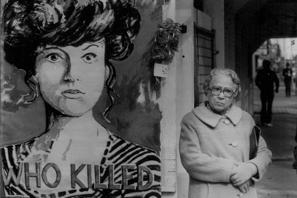 “Who killed Juanita Nielsen?” A Kings Cross mural tribute to a death that continues to confound police. 