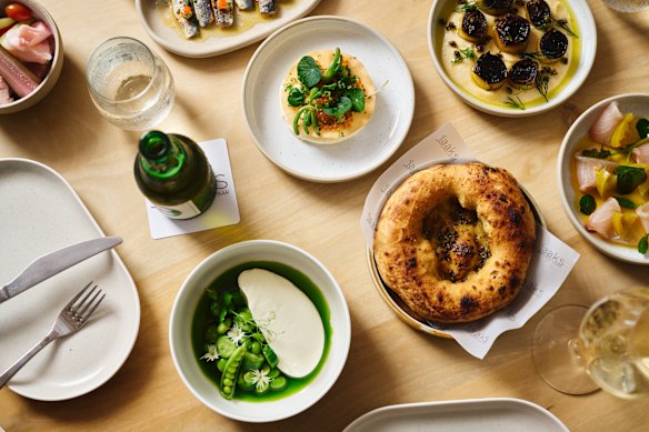 A selection of mezze at Jaaks.