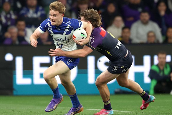 Lachlan Galvin playing against the Storm last Friday.