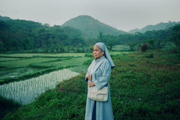 Ruby Ruiz as Sister Yolanda in First Light.