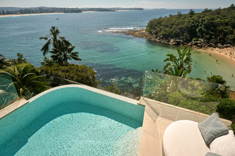 The recently built residence above Manly’s Shelley Beach was designed by Madeleine Blanchfield Architects.