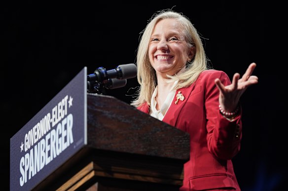 The victories of Abigail Spanberger (pictured), Sherrill and Mamdani have party strategists thinking big about what&rsquo;s possible at next year&rsquo;s national midterm elections.