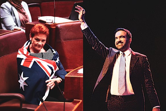 Pauline Hanson’s One Nation has surged in the polls, while socialist Democrat Zohran Mamdani has been elected mayor of New York City.