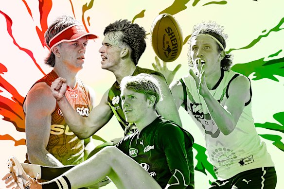 Daniel Annable, Willem Duursma, Zeke Uwland and Harry Dean will be among the hot properties in this year’s AFL national draft.