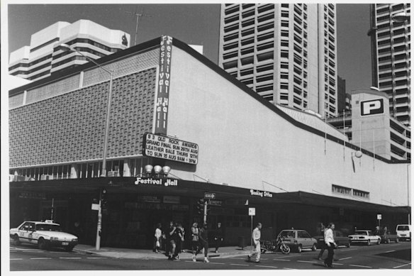 Festival Hall was demolished in 2003.