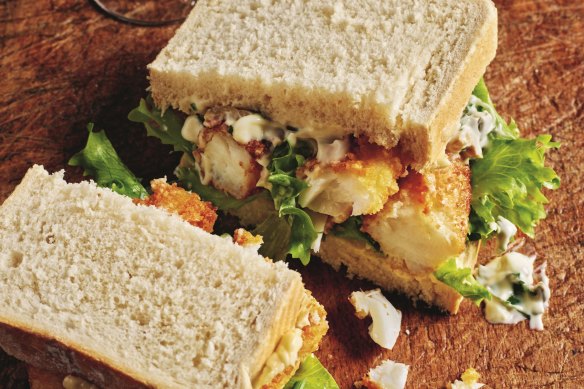 Fish finger sandwiches are one of the most popular dishes in Britain.