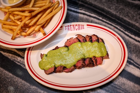 Unlike Frenchie (pictured), Gigi is a frites-free zone.