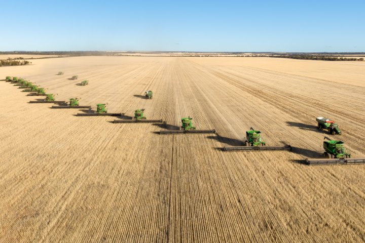 Merredin Farms is the largest wheat growing operation in WA.