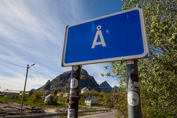 The town of A (pronounced “awe”) in the Lofoten Islands, Norway.