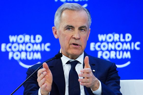 Canadian Prime Minister Mark Carney warned the world order was breaking: “the end of a pleasant fiction and the beginning of a brutal reality”.
