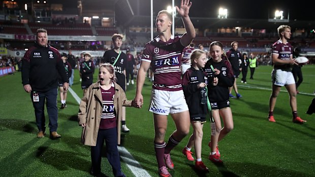 Manly fans have farewelled long-serving skipper Daly Cherry-Evans.