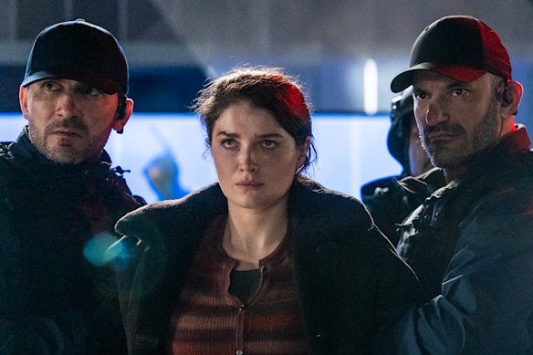Eve Hewson’s Jane Blankenship finds herself in the middle of an alien conspiracy in Disclosure Day.