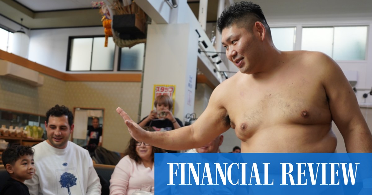 Sumo wrestlers, aka rikishi, beat retirement with business ventures