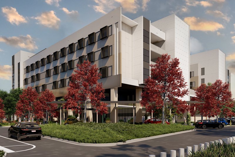 How Built’s $619.5m Queen Elizabeth II Jubilee Expansion Hospital in Coopers Plains, south of Brisbane, will look.