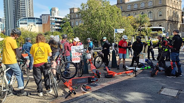 The Story Bridge Active Travel Alliance is preparing for its next protest.