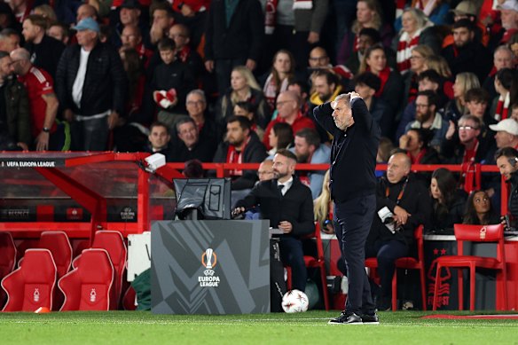 The moment Nottingham Forest fans turned on Ange Postecoglou.