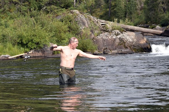 Putin has long attempted to cultivate an image of virile masculinity in his official photos.