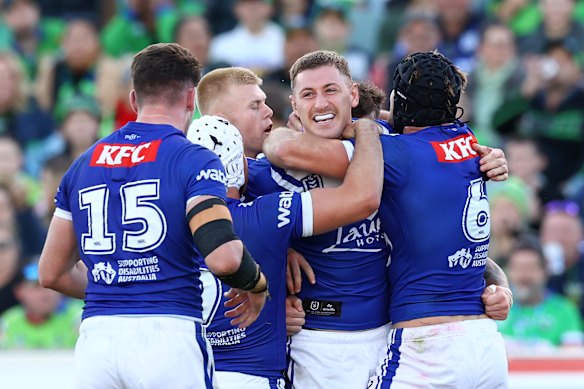The Bulldogs pulled off one of the comebacks of the season against the Panthers.