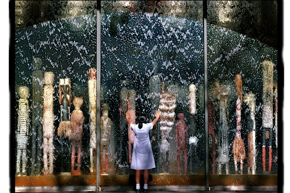 The water wall at Melbourne’s National Gallery of Victoria.
