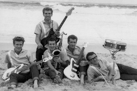  an early publicity shot for Col Joye and the Joy Boys.