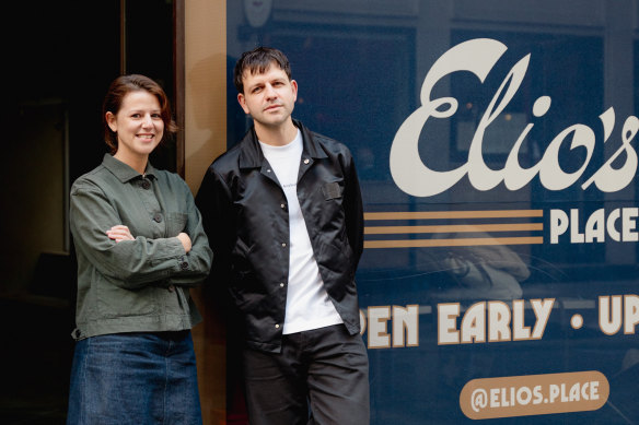 Elio’s Place owners, siblings Elisa and Adam Mariani.