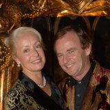 Matt Handbury and Clare Strang at the Marie Claire party in 2005.