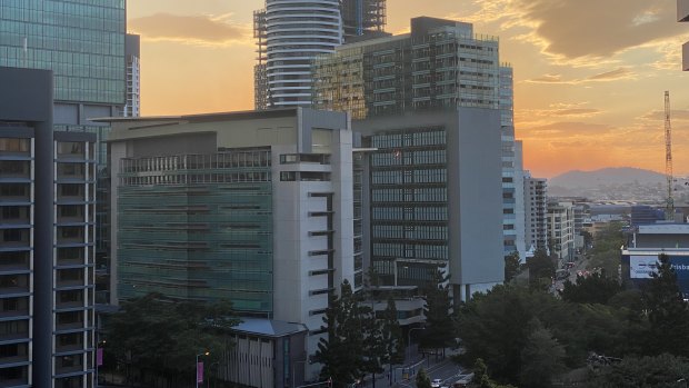 Top Stories Tamfitronics Smoke on the horizon looking north-west of the CBD.