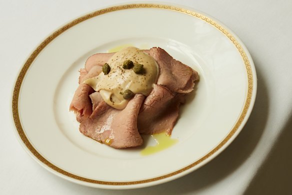 Vitello tonnato at Racines.