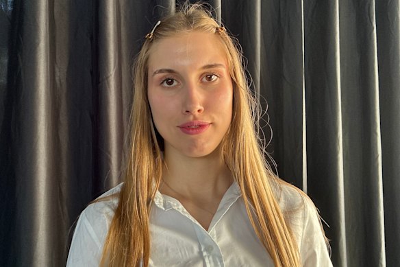 Anastasiia Bilchenko, partnerships officer at aid organisation Peaceful Heaven of Kharkiv.