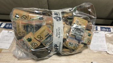 Cash seized during the two-month operation.