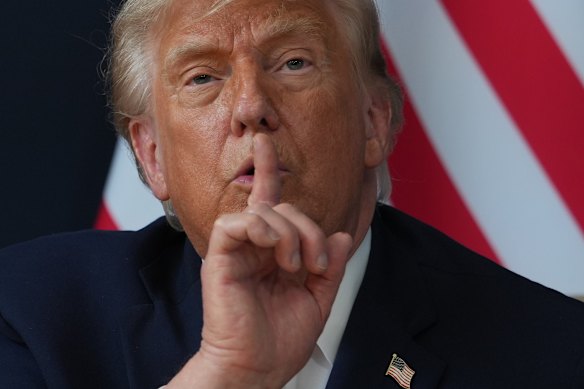 The trust rating for Donald Trump is “the lowest level of confidence in any US president in the history of Lowy Institute polling”,
