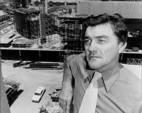 Stan Sharkey - NSW Secretary of The Building Workers Industrial Union, 1980.