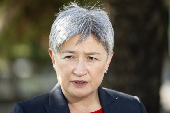 The Australian Foreign Minister Penny Wong.