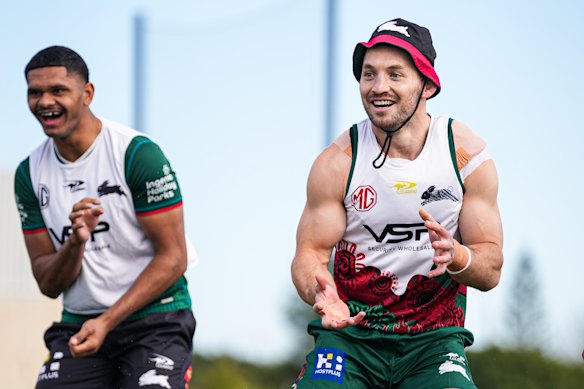 Cameron Murray prepares to make his return for the Rabbitohs.
