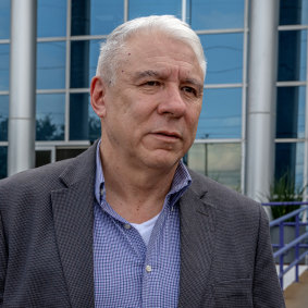 Daniel Córdova, who oversees a Trane factory that makes air conditioning units for the American company, at the plant outside Monterrey.