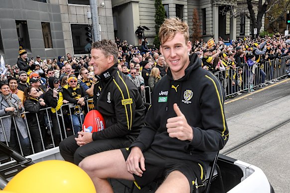 Richmond complained about having draft pick seven after finishing 17th. Former Gold Coast captain Tom Lynch moved to the Tigers as a free agent at the end of 2018.
