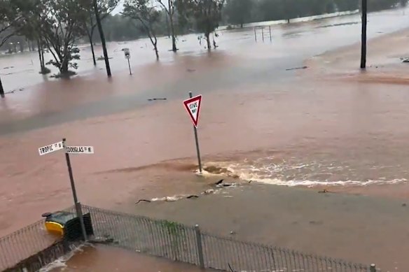 Emergency teams were told floodwater in Clermont would subside slowly, due to the complete saturation of the wider region after ex-cyclone Koji moved inland. 